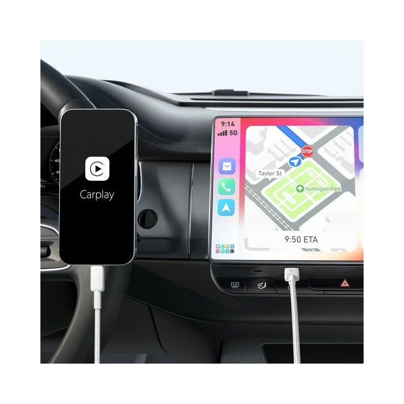 Buy Anker Mobile Cable USB C to MFI - 322 - 1.8m White in Cyprus, Nicosia, Limassol, Larnaka, Pafos