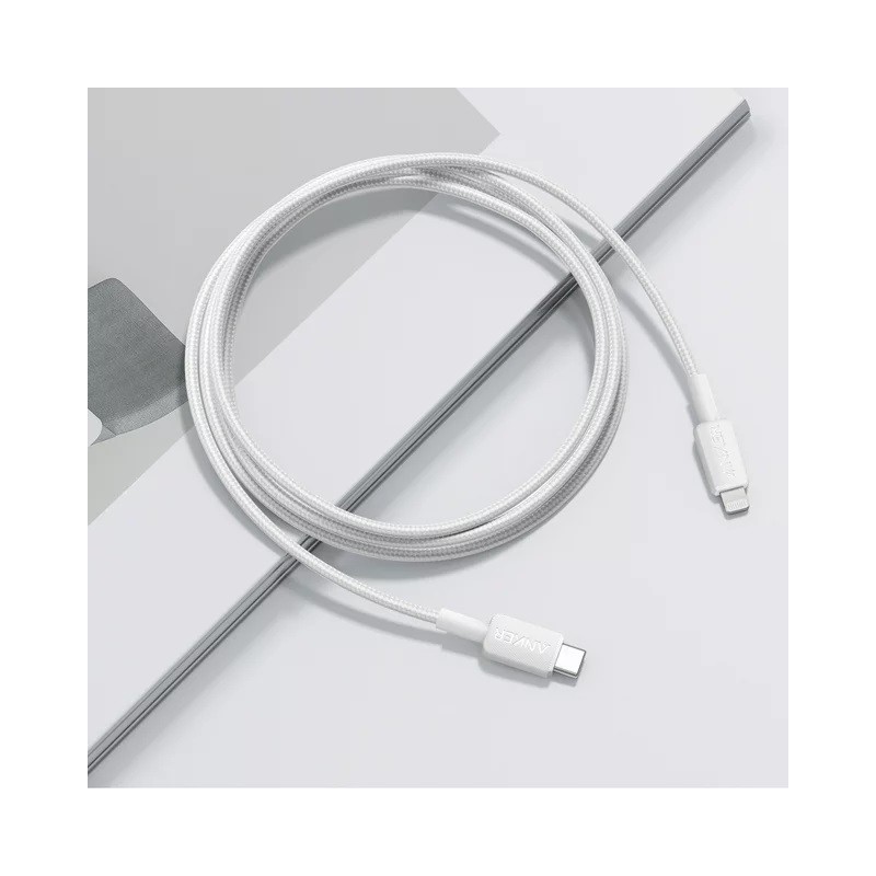 Buy Anker Mobile Cable USB C to MFI - 322 - 1.8m White in Cyprus, Nicosia, Limassol, Larnaka, Pafos