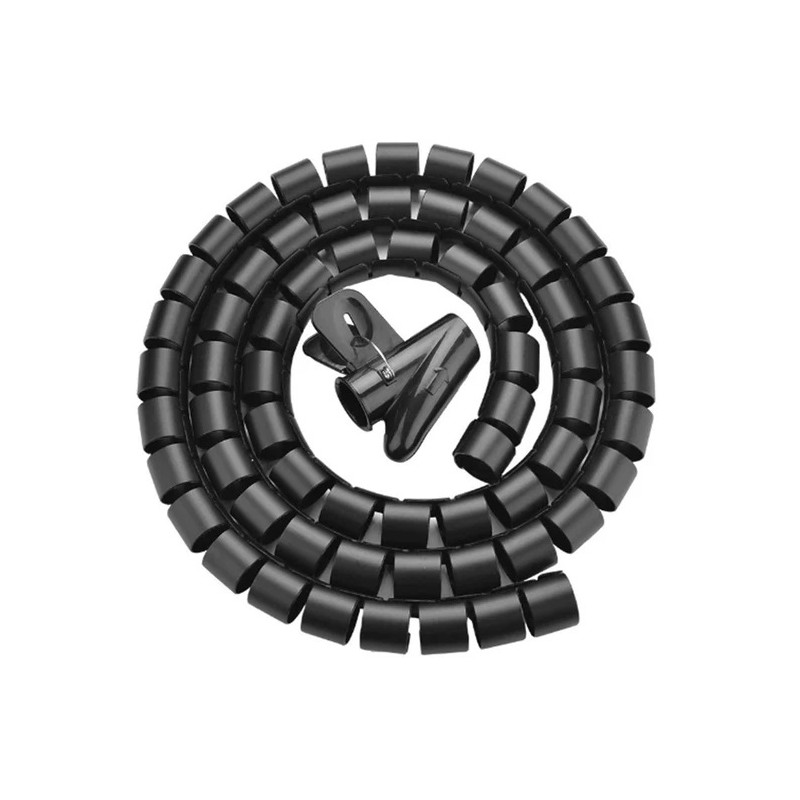Unitek Cable Organizer Spiral Wrap with Clamp 22 mm 25.0m - OT1102ABK-25M - 22 mm 25.0m — Buy in Cyprus with Fast Delivery