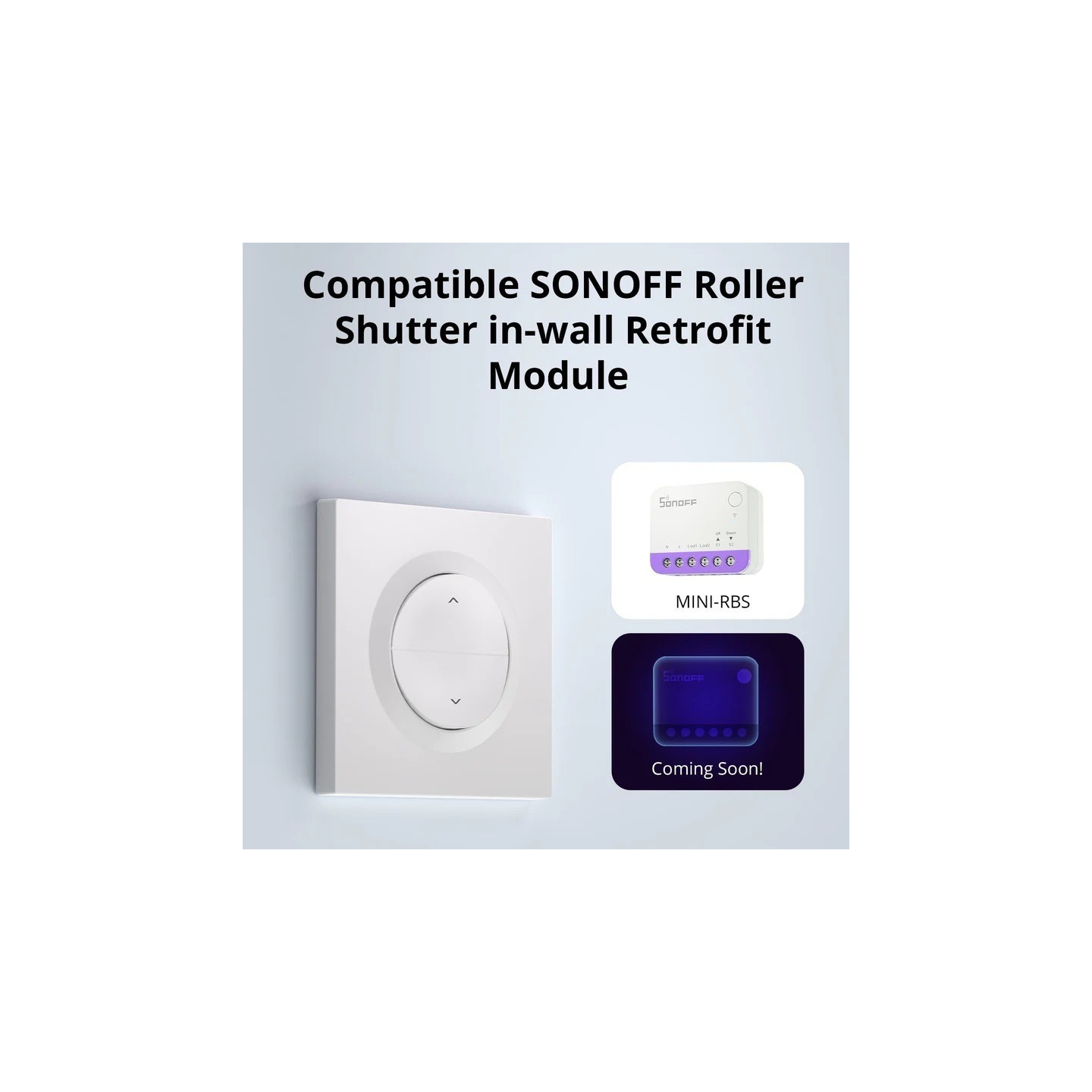 Sonoff WiFi Smart Switch Enclosure - for MINI-RBS — Buy in Cyprus with Fast Delivery