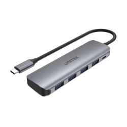 Unitek H1107A USB-C 4-Port USB 3.1 Hub with 10W Charging | Space Grey — Armenius Store Cyprus