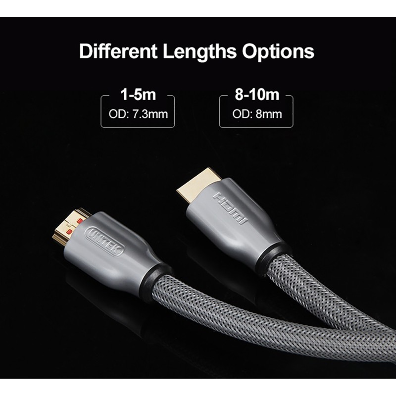 Buy Unitek Premium HDMI 2.0 Braided Cable - Y-C136RGY - Premium HDMI 2.0 Braided... in Cyprus, Nicosia, Limassol, Larnaka, Pafos