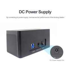 Buy Unitek HDD Docking Station - Y-1078 - 2.5 3.5inch SATA6G Single Bay in Cyprus, Nicosia, Limassol, Larnaka, Pafos