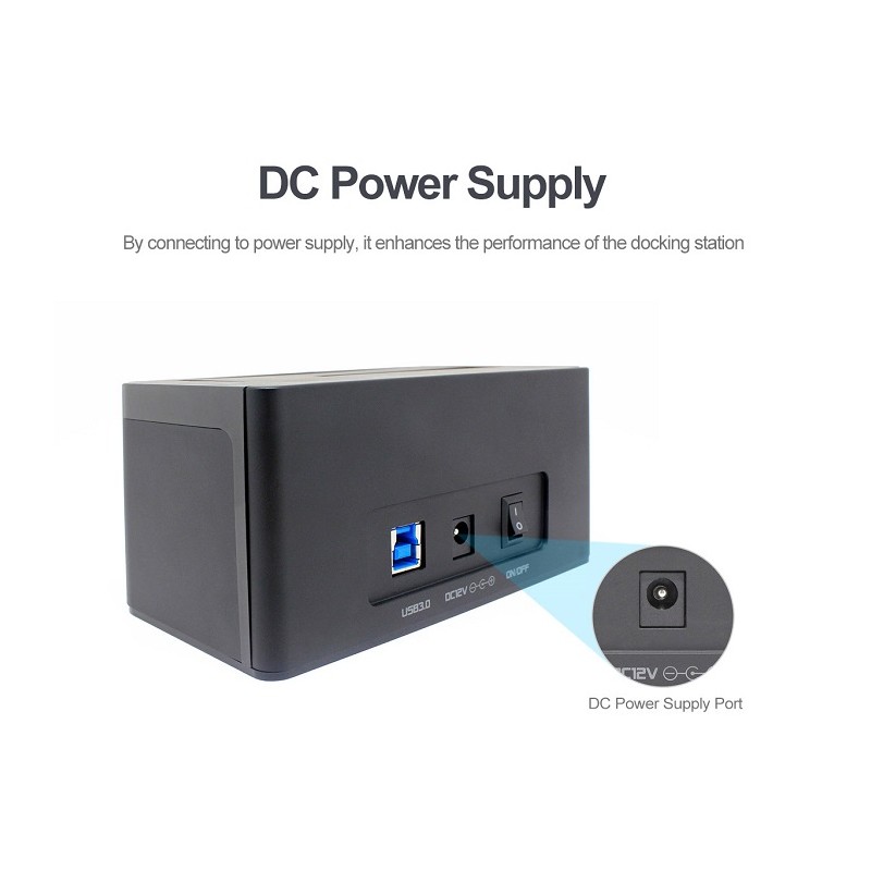 Buy Unitek HDD Docking Station - Y-1078 - 2.5 3.5inch SATA6G Single Bay in Cyprus, Nicosia, Limassol, Larnaka, Pafos