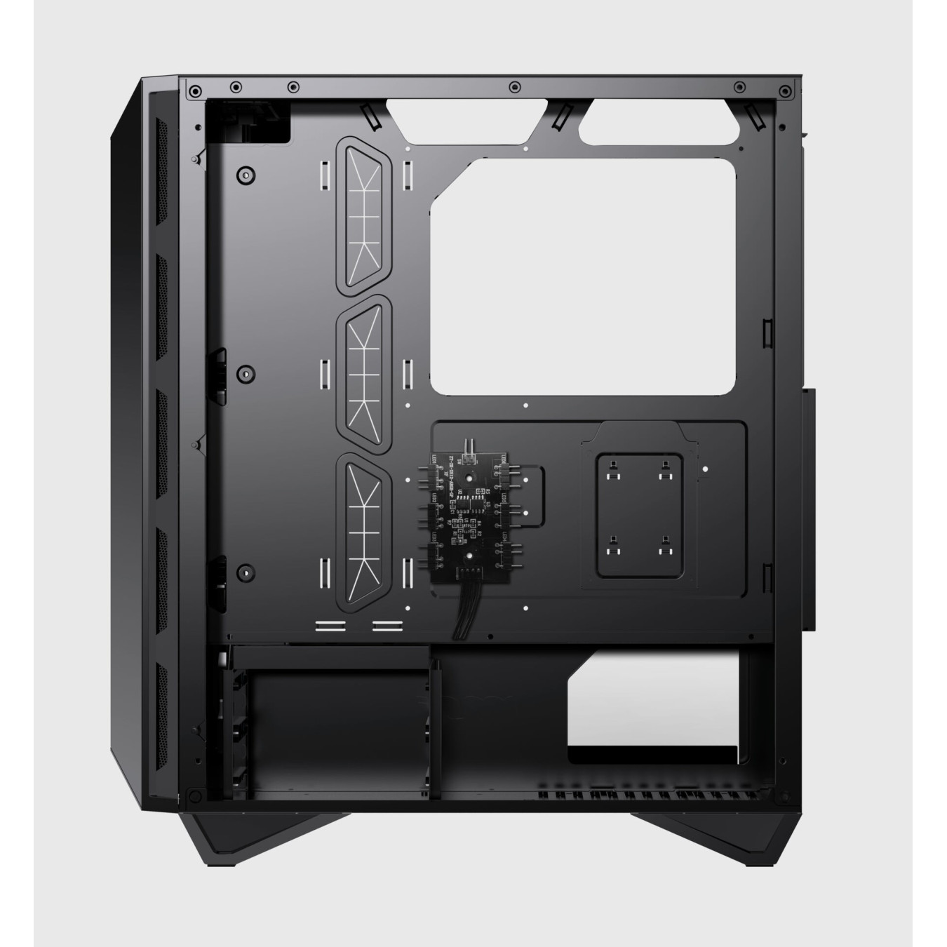 MSI MPG GUNGNIR 110R - Mid Tower Gaming PC Case, Black, Tempered Glass, ARGB Fans, USB-C — Buy in Cyprus with Fast Delivery