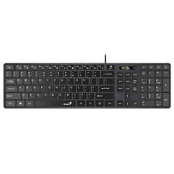 Buy Genius Keyboard - SlimStar 126 - Wired Silent Keyboard in Cyprus, Nicosia, Limassol, Larnaka, Pafos