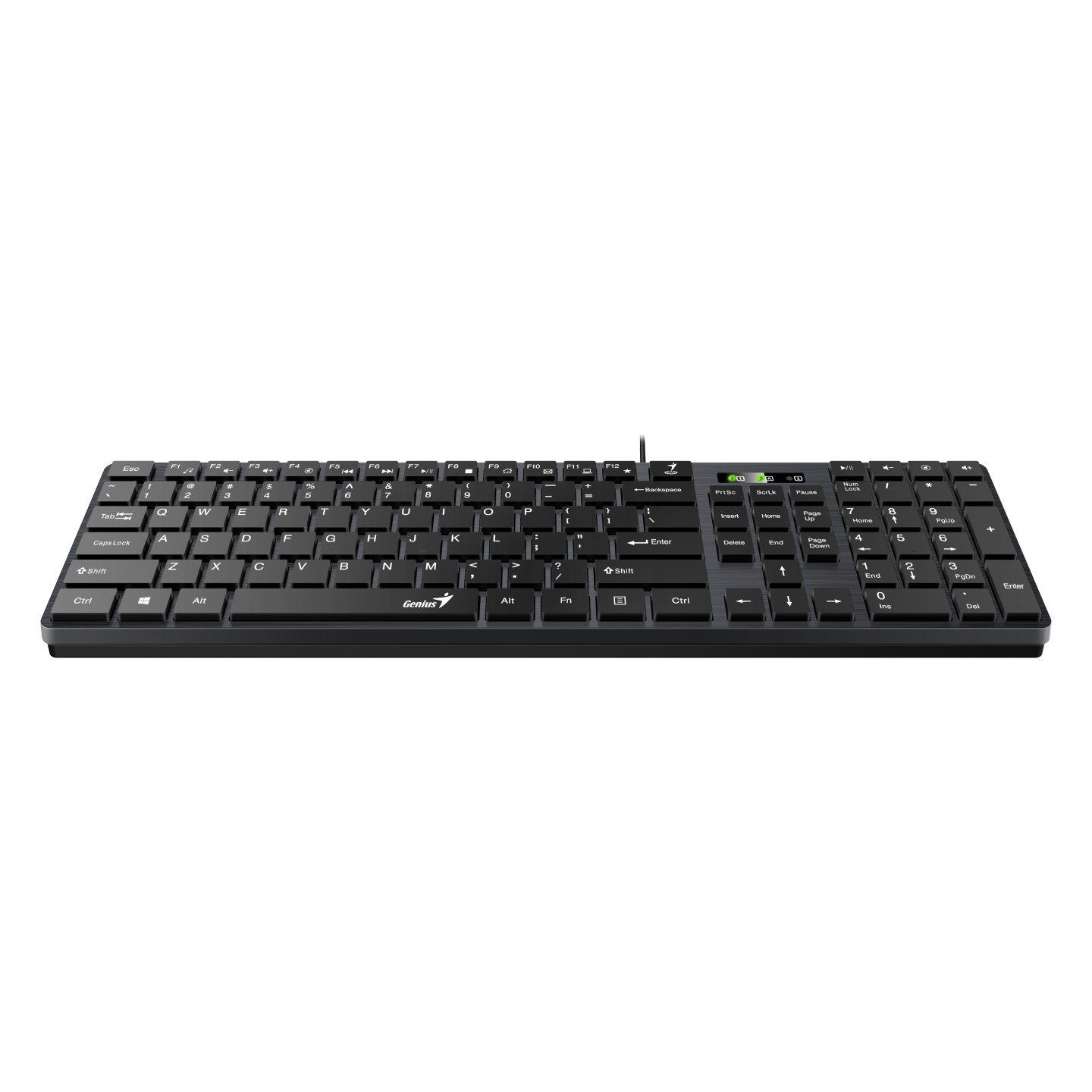 Genius SlimStar 126 Wired Silent Keyboard - 109 Keys USB (Boxed) — Buy in Cyprus with Fast Delivery