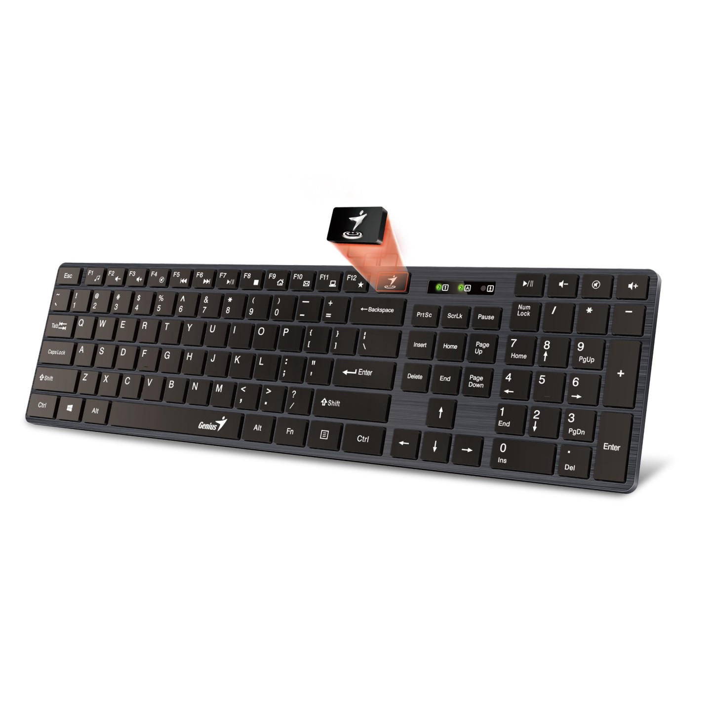 Genius SlimStar 126 Wired Silent Keyboard - 109 Keys USB (Boxed) — Buy in Cyprus with Fast Delivery