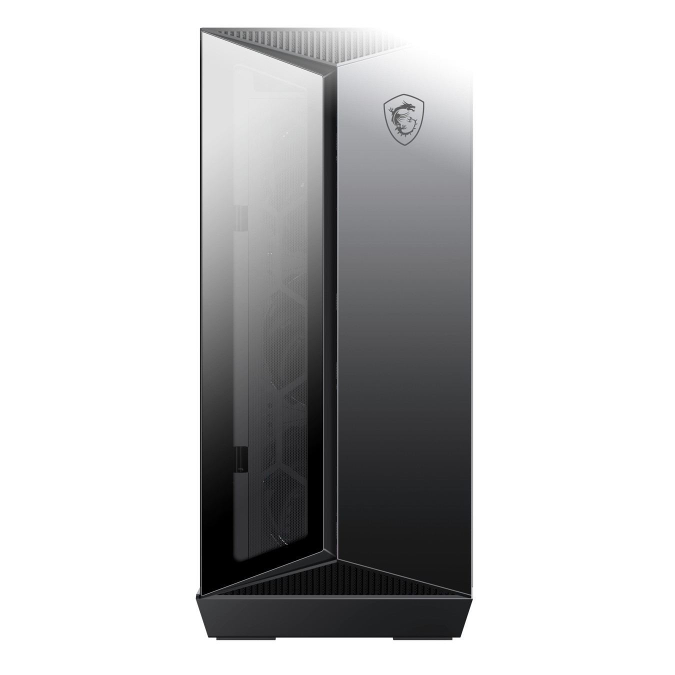 MSI MPG GUNGNIR 110R - Mid Tower Gaming PC Case, Black, Tempered Glass, ARGB Fans, USB-C — Buy in Cyprus with Fast Delivery