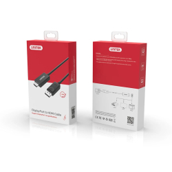 Buy Unitek DisplayPort to HDMI Cable - Y-5118CA - DisplayPort to HDMI Cable 1.8m... in Cyprus, Nicosia, Limassol, Larnaka, Pafos