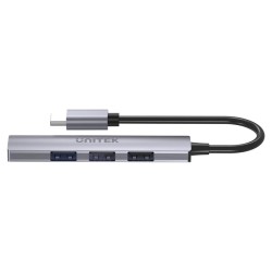 Buy Unitek USB-C Hub 4port 3xUSB2.0 1xUSB3.0 - H1208B - USB-C Hub in Cyprus, Nicosia, Limassol, Larnaka, Pafos