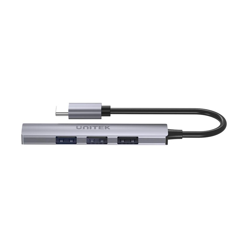 Buy Unitek USB-C Hub 4port 3xUSB2.0 1xUSB3.0 - H1208B - USB-C Hub in Cyprus, Nicosia, Limassol, Larnaka, Pafos
