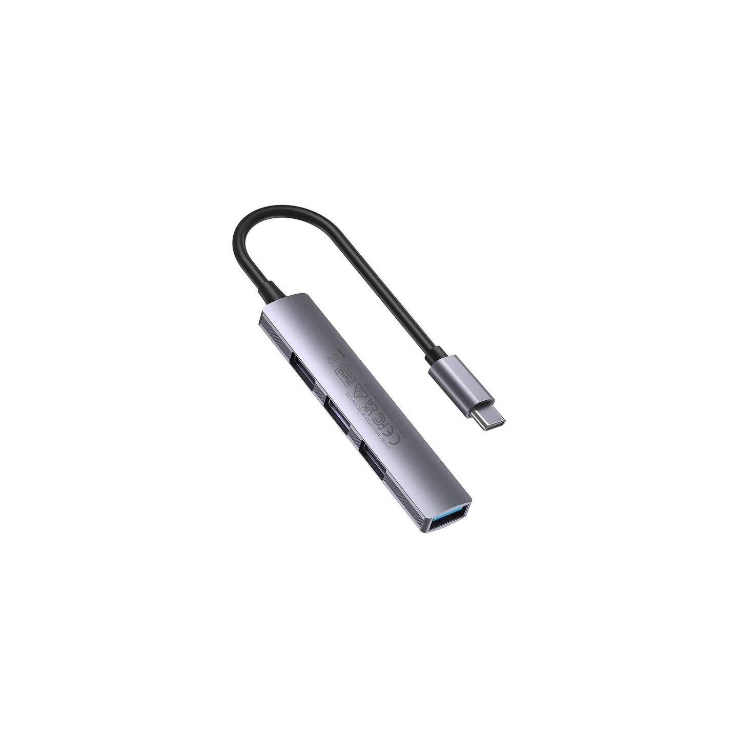 Unitek USB-C Hub 4port 3xUSB2.0 1xUSB3.0 - H1208B - USB-C Hub — Buy in Cyprus with Fast Delivery