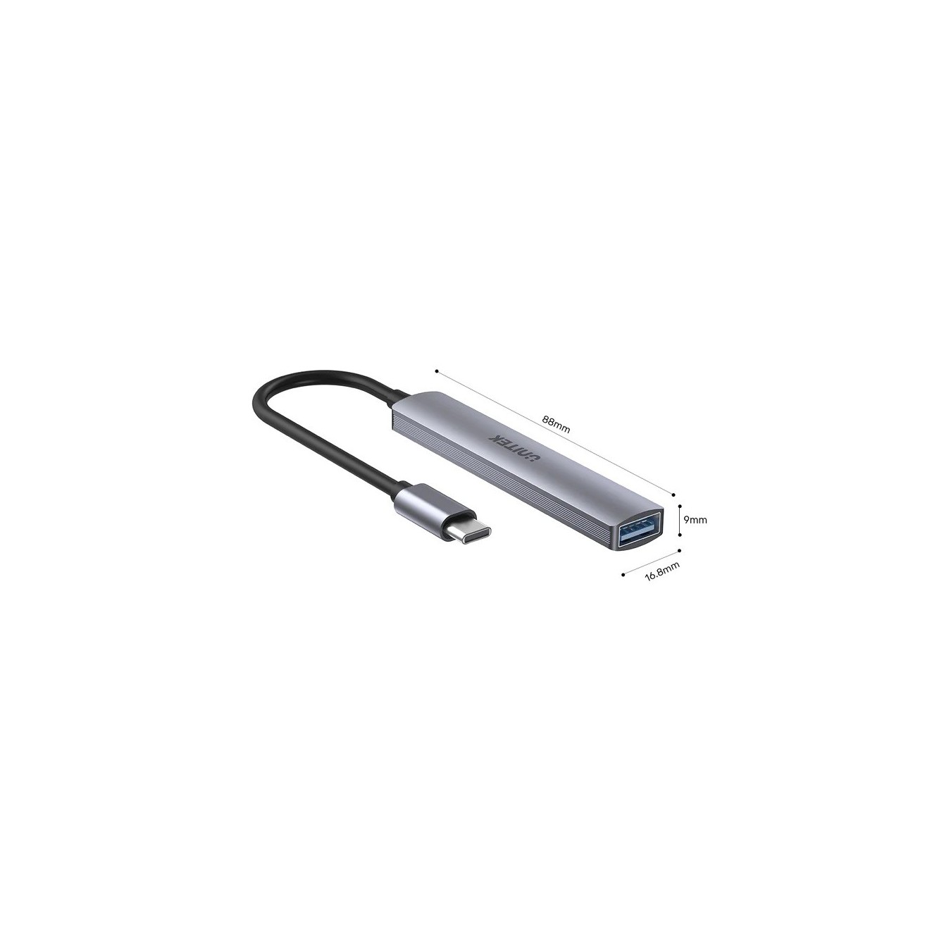Unitek H1208B USB-C Hub – 4-Port 5Gbps | Armenius Store