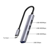 Unitek H1208B USB-C Hub – 4-Port 5Gbps | Armenius Store