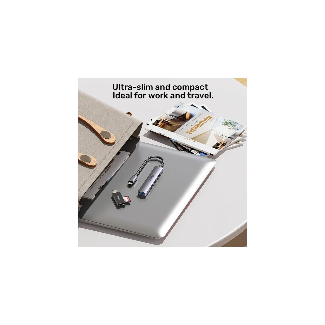 Unitek H1208B USB-C Hub – 4-Port 5Gbps | Armenius Store