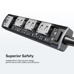 Buy Unitek USB-C Hub 4port 3xUSB2.0 1xUSB3.0 - H1208B - USB-C Hub in Cyprus, Nicosia, Limassol, Larnaka, Pafos