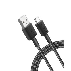 Buy Anker Mobile Cable - 322 - USB-A to USB-C 1.8m Black in Cyprus, Nicosia, Limassol, Larnaka, Pafos