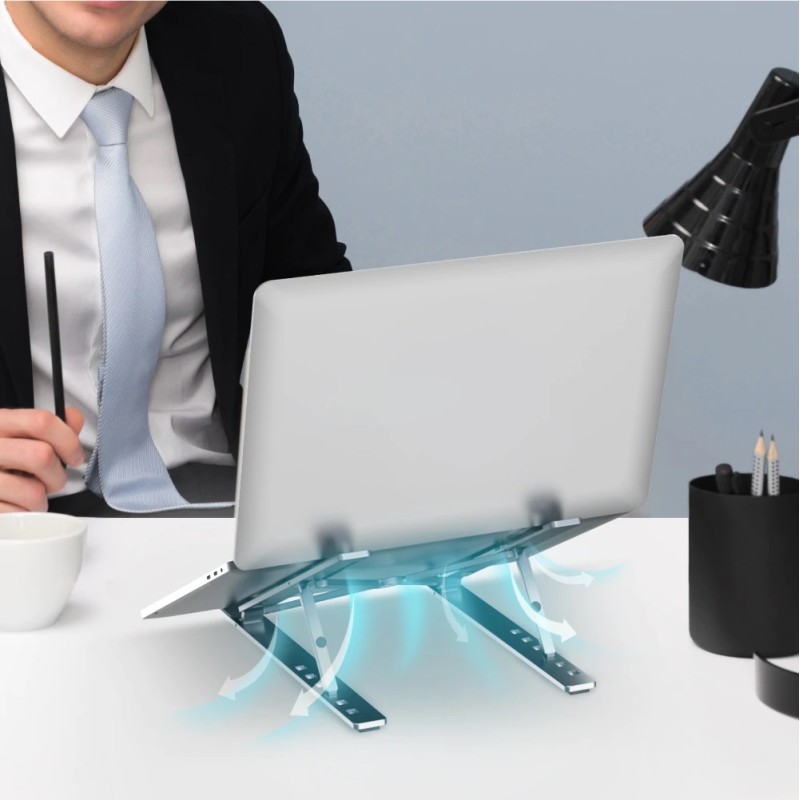 Buy Unitek Stand for Laptop - OT155SL - Adjustable with Carry Bag in Cyprus, Nicosia, Limassol, Larnaka, Pafos
