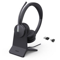 Yealink BH70 Wireless Bluetooth Headset 3-Mic NC BT Dongle & Stand - Dual Teams (Boxed) — Buy in Cyprus with Fast Delivery