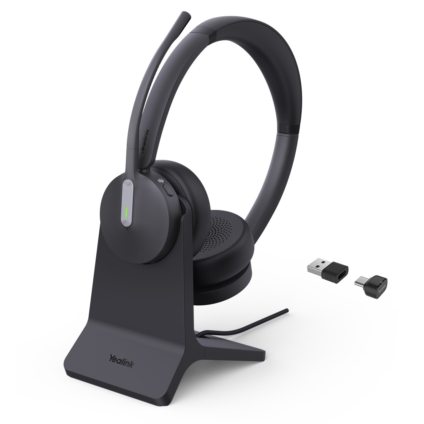 Yealink BH70 Wireless Bluetooth Headset 3-Mic NC BT Dongle & Stand - Dual Teams (Boxed) — Buy in Cyprus with Fast Delivery