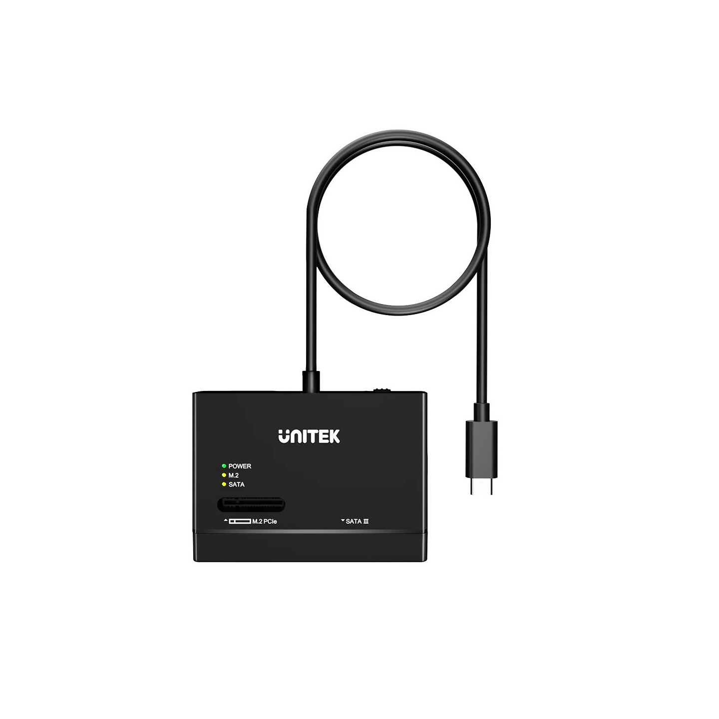 Unitek USB-C to SATA m2 SSD Converter Enclosure - S1232A - USB-C to SATA m2 SSD Converter Enclosure