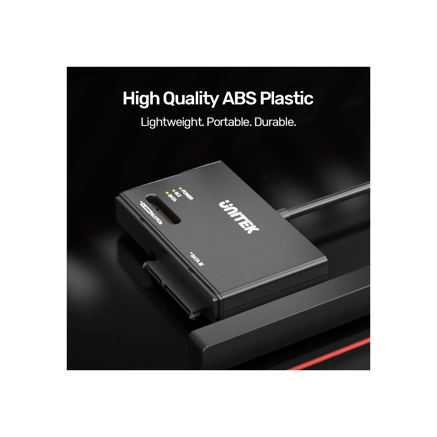 Unitek USB-C to SATA m2 SSD Converter Enclosure - S1232A - USB-C to SATA m2 SSD Converter Enclosure