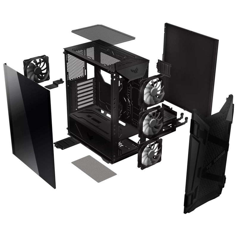 Buy ASUS Gaming Case - GT301 - Full ATX TG 4xARGB Fans in Cyprus, Nicosia, Limassol, Larnaka, Pafos