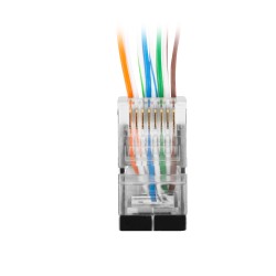 Buy Lanberg Passthrough CAT6 FTP RJ45 Ethernet EZ Plugs - 20PCS in Cyprus, Nicosia, Limassol, Larnaka, Pafos