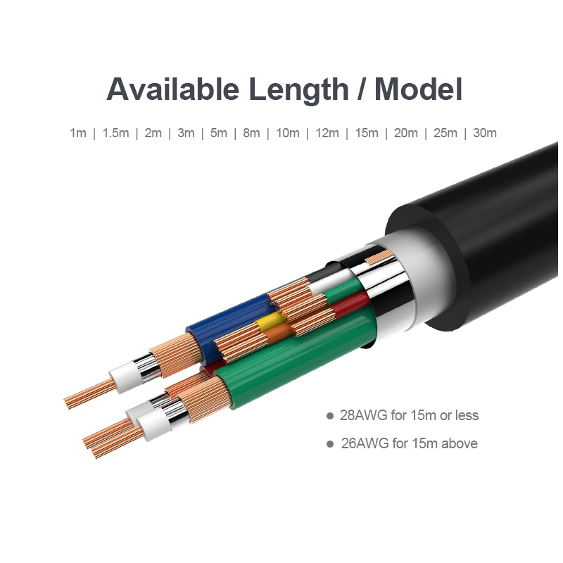 Buy Unitek VGA to VGA Cable - Y-C504G - 3.0m in Cyprus, Nicosia, Limassol, Larnaka, Pafos