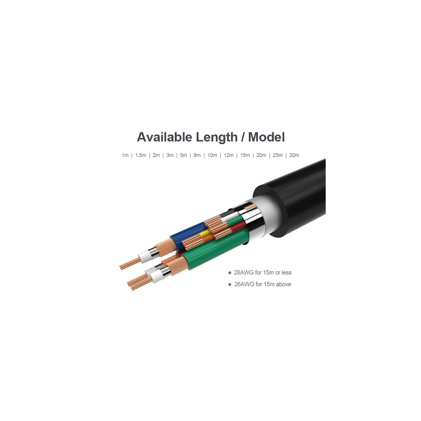 Unitek VGA to VGA Cable - Y-C504G - 3.0m — Buy in Cyprus with Fast Delivery