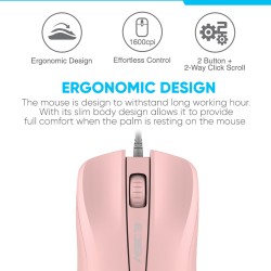 Buy Alcatroz Wired Mouse - ASIC 3 - White Blister in Cyprus, Nicosia, Limassol, Larnaka, Pafos