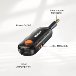 Buy Unitek Audio - B1111A - 3.5mm to Bluetooth 2in1 Transmitter & Receiver in Cyprus, Nicosia, Limassol, Larnaka, Pafos