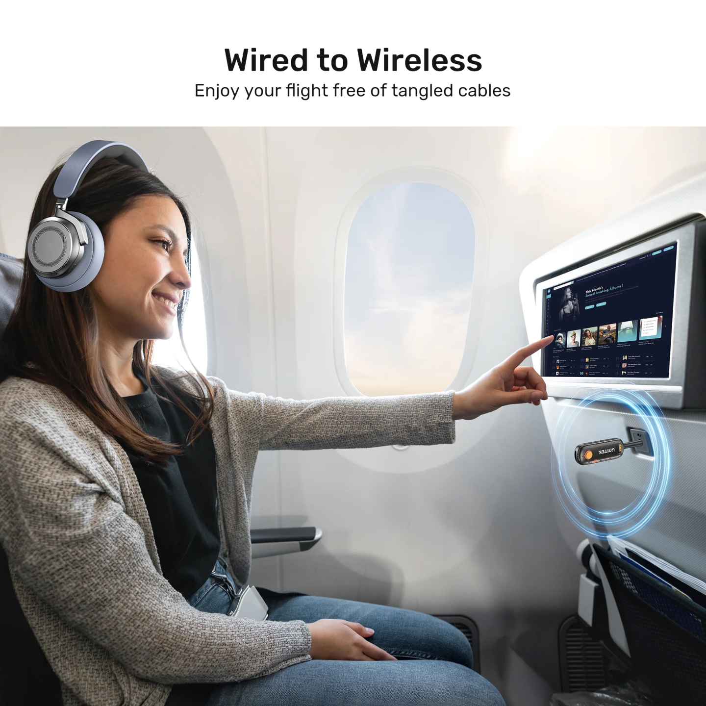 Unitek Audio - B1111A - 3.5mm to Bluetooth 2in1 Transmitter & Receiver — Buy in Cyprus with Fast Delivery