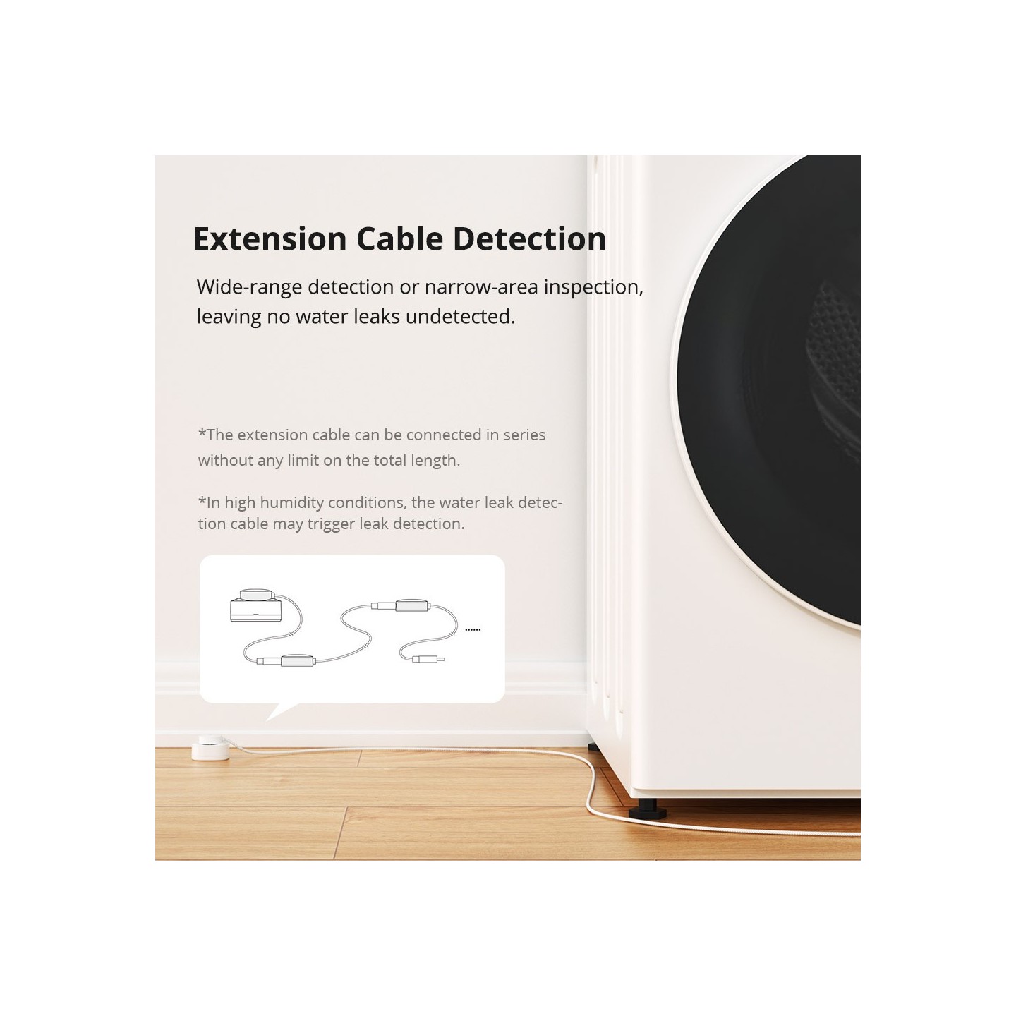 Sonoff ZigBee Smart Water Leak Sensor Cable - WLDC200 - ZigBee Smart Water Leak Sensor Cable