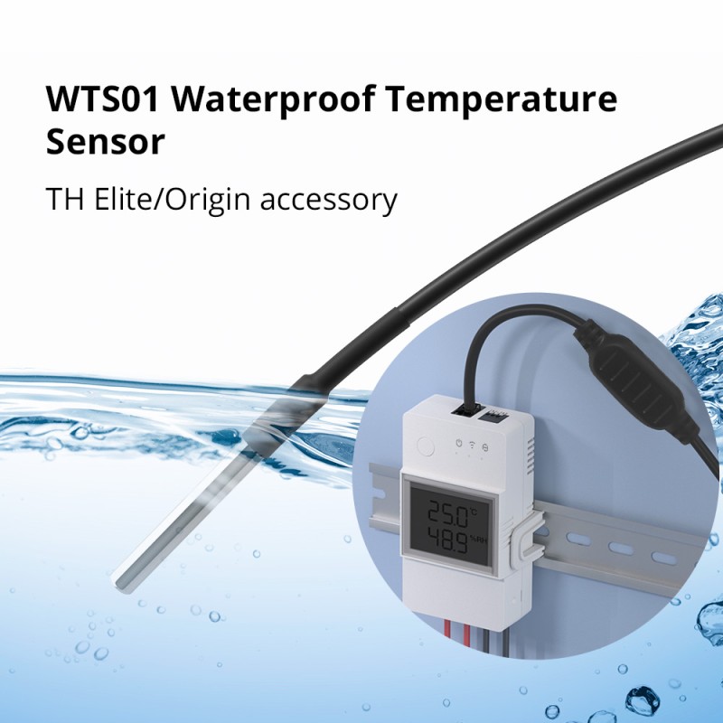 Buy Sonoff Smart Sensor Temperature & Humidity Tube - WTS01 - Smart Sensor Tempe... in Cyprus, Nicosia, Limassol, Larnaka, Pafos