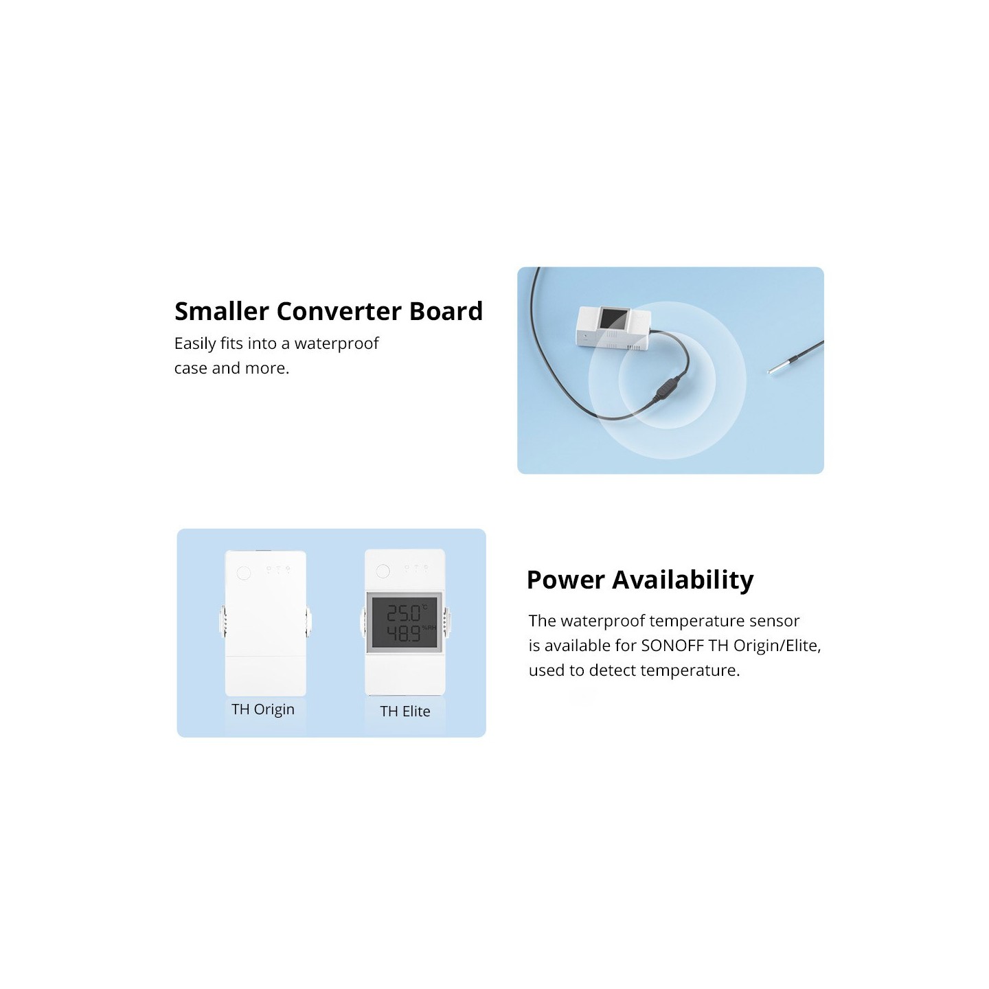 Sonoff Smart Sensor Temperature & Humidity Tube - WTS01 - Smart Sensor Temperature & Humidity Tube