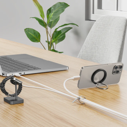 Buy Unitek Cable Organizer Silicone FlexiTies - OT1095A - 5pk (2xBlack 3xGrey) 1... in Cyprus, Nicosia, Limassol, Larnaka, Pafos