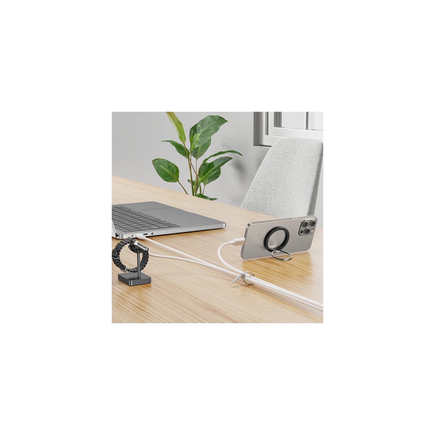 Unitek Cable Organizer Silicone FlexiTies - OT1095A - 5pk (2xBlack 3xGrey) 135x10mm — Buy in Cyprus with Fast Delivery