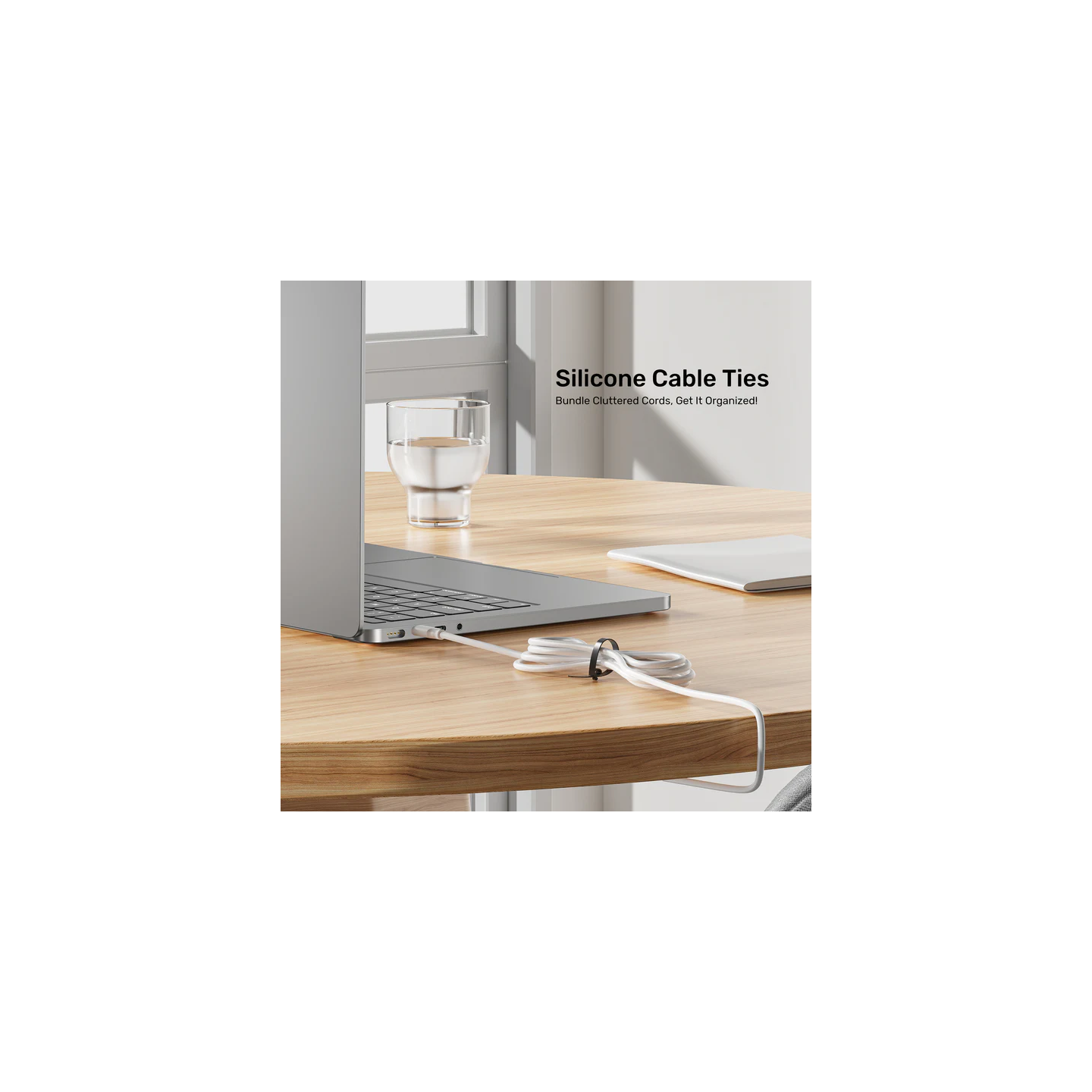 Unitek Cable Organizer Silicone FlexiTies - OT1095A - 5pk (2xBlack 3xGrey) 135x10mm — Buy in Cyprus with Fast Delivery