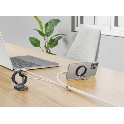 Buy Unitek Cable Organizer Silicone FlexiTies - OT1095A - 5pk (2xBlack 3xGrey) 1... in Cyprus, Nicosia, Limassol, Larnaka, Pafos