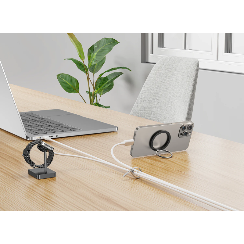 Buy Unitek Cable Organizer Silicone FlexiTies - OT1095A - 5pk (2xBlack 3xGrey) 1... in Cyprus, Nicosia, Limassol, Larnaka, Pafos