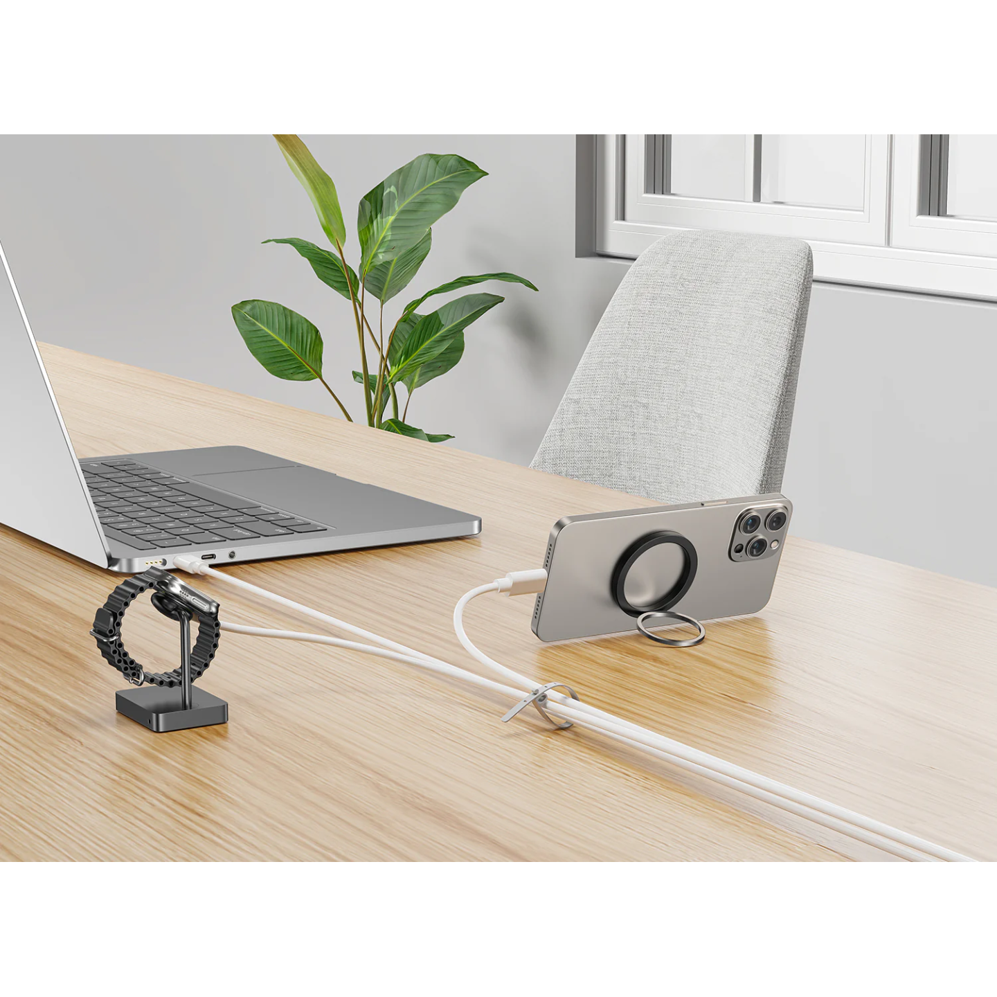 Unitek Cable Organizer Silicone FlexiTies - OT1095A - 5pk (2xBlack 3xGrey) 135x10mm — Buy in Cyprus with Fast Delivery