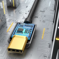 Buy Baseus Type-C Male to 3.5mm Female Adapter - L54 - Blue in Cyprus, Nicosia, Limassol, Larnaka, Pafos