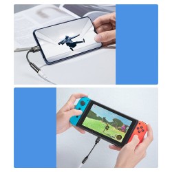 Buy Baseus Type-C Male to 3.5mm Female Adapter - L54 - Blue in Cyprus, Nicosia, Limassol, Larnaka, Pafos