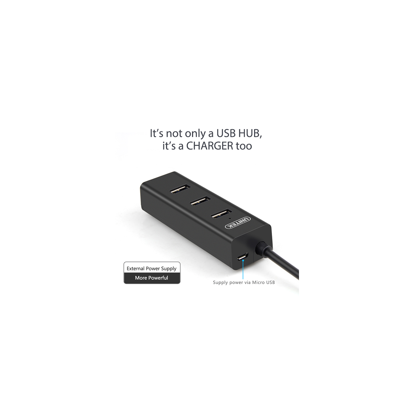 Unitek Y-3089 – 4-Port USB 3.0 Hub 5Gbps | Armenius Store