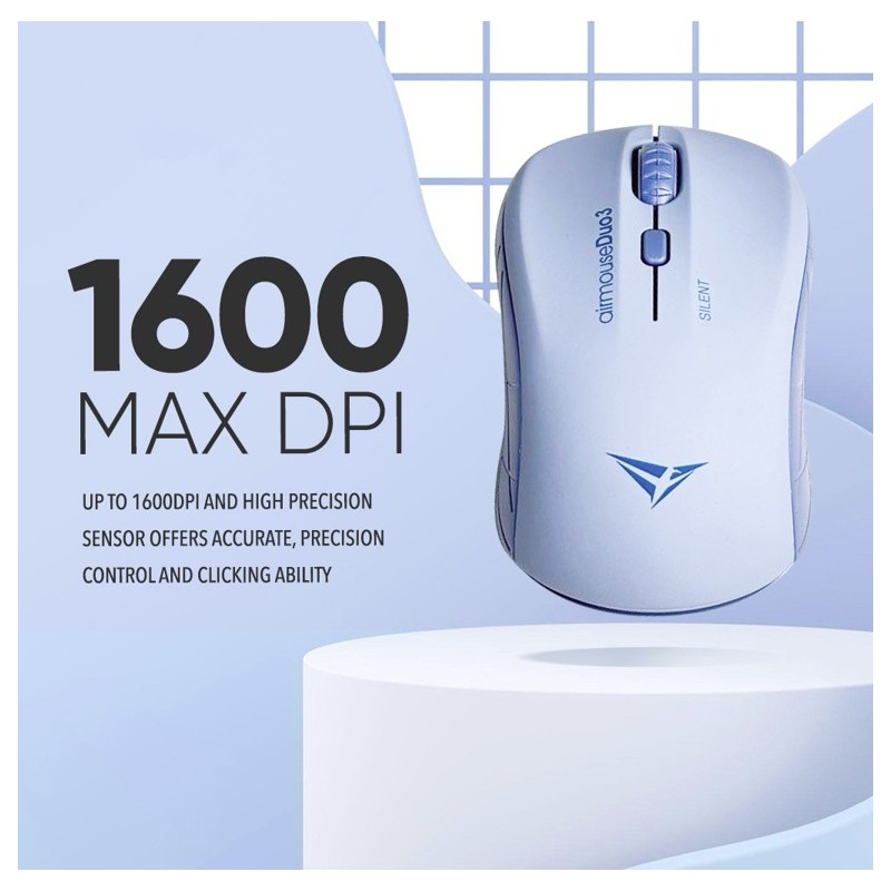 Buy Alcatroz Mouse - AIRMOUSE DUO 3 - Wireless & Bluetooth Silent White in Cyprus, Nicosia, Limassol, Larnaka, Pafos