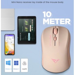 Alcatroz Airmouse Duo 3 Silent Wireless & Bluetooth Mouse 1200 CPI White (Boxed) — Buy in Cyprus with Fast Delivery