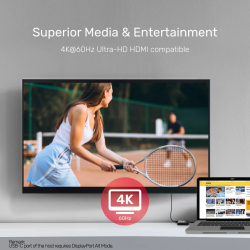 Buy Unitek - V1408A - Type-C To Dual HDMI 4K 60Hz MST Adapter Black in Cyprus, Nicosia, Limassol, Larnaka, Pafos