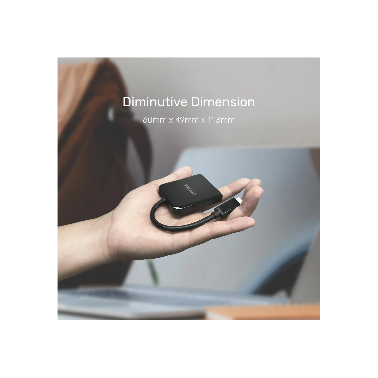 Unitek - V1408A - Type-C To Dual HDMI 4K 60Hz MST Adapter Black — Buy in Cyprus with Fast Delivery